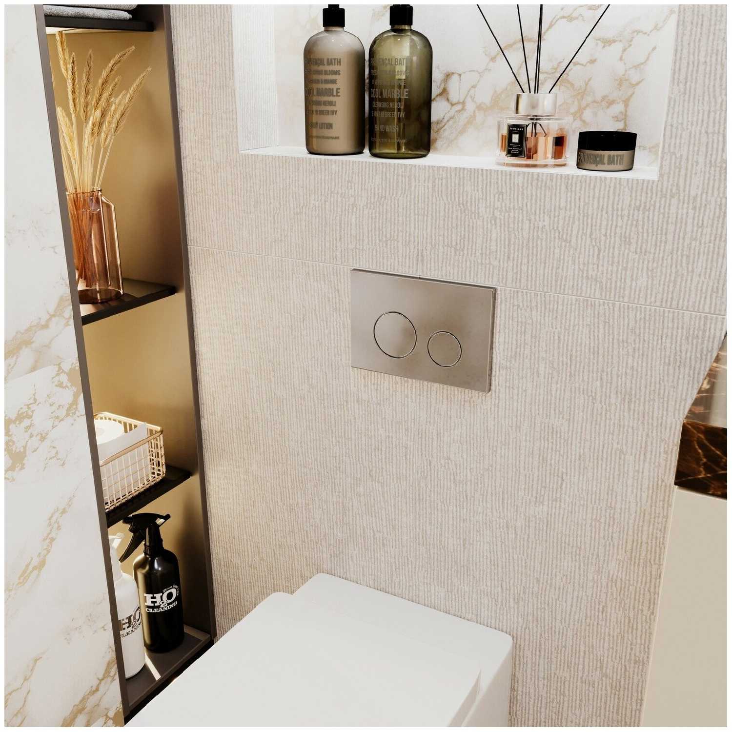 Комплект инсталляции для подвесного унитаза 5 в 1 Lavinia Boho Relfix 38010020 (round) фотография 2