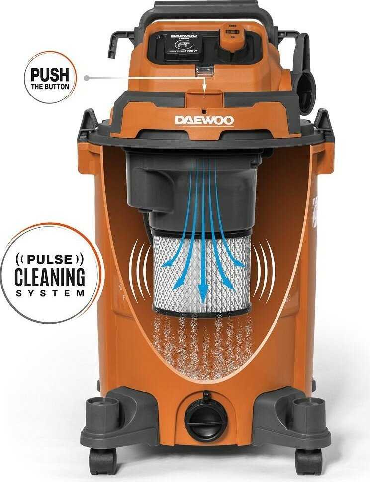 Пылесос DAEWOO DAVC 2500SD (1.4кВт, 25л) фотография 14