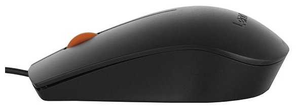 Мышь Lenovo 300 Black USB фотография 4