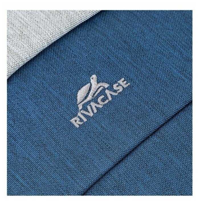 RIVACASE 7562grey/darkblue. Рюкзак для ноутбука с защитой от краж 15,6 ' фотография 3