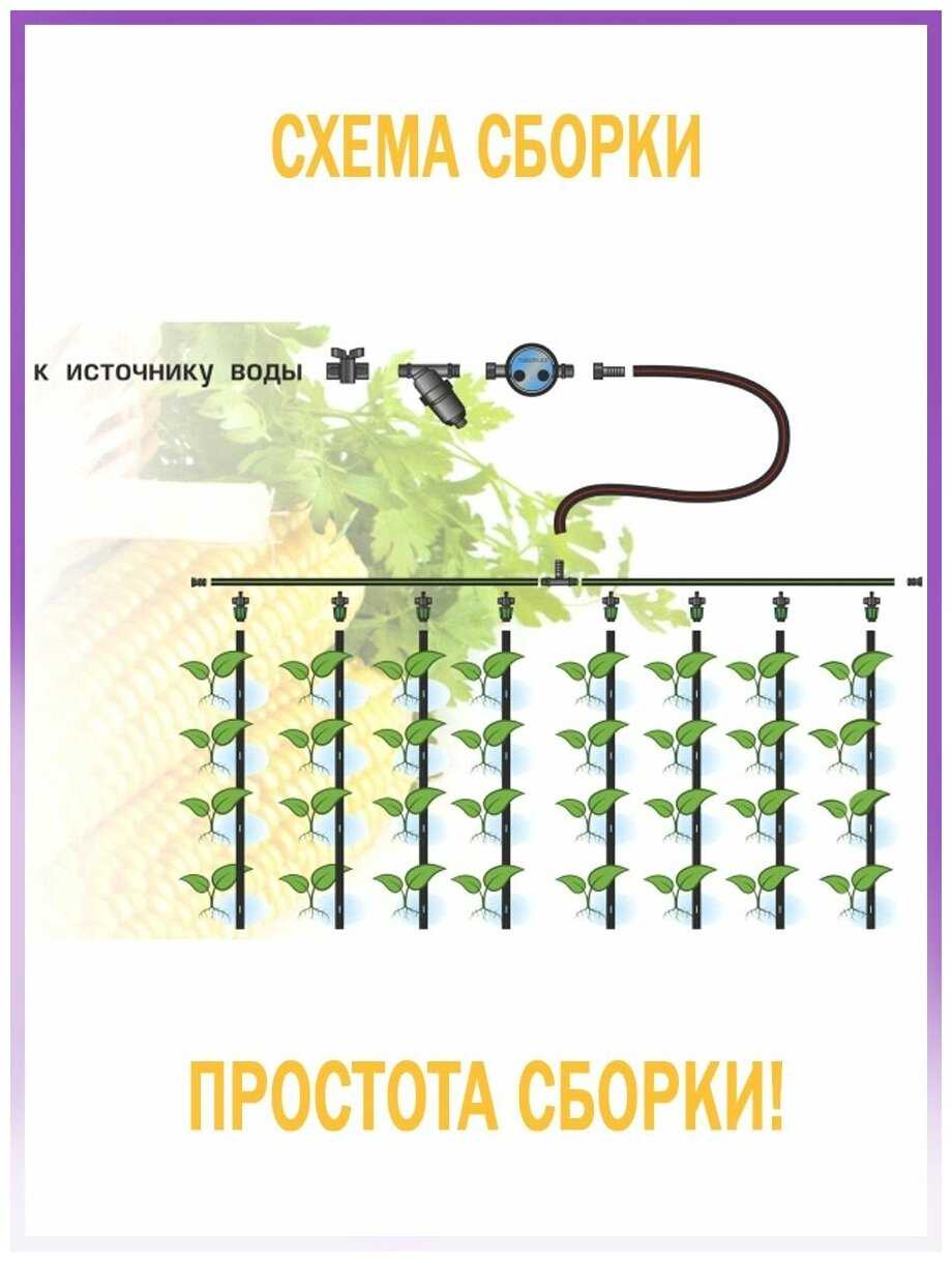 Набор капельного полива Tuboflex Урожай-1 фотография 6