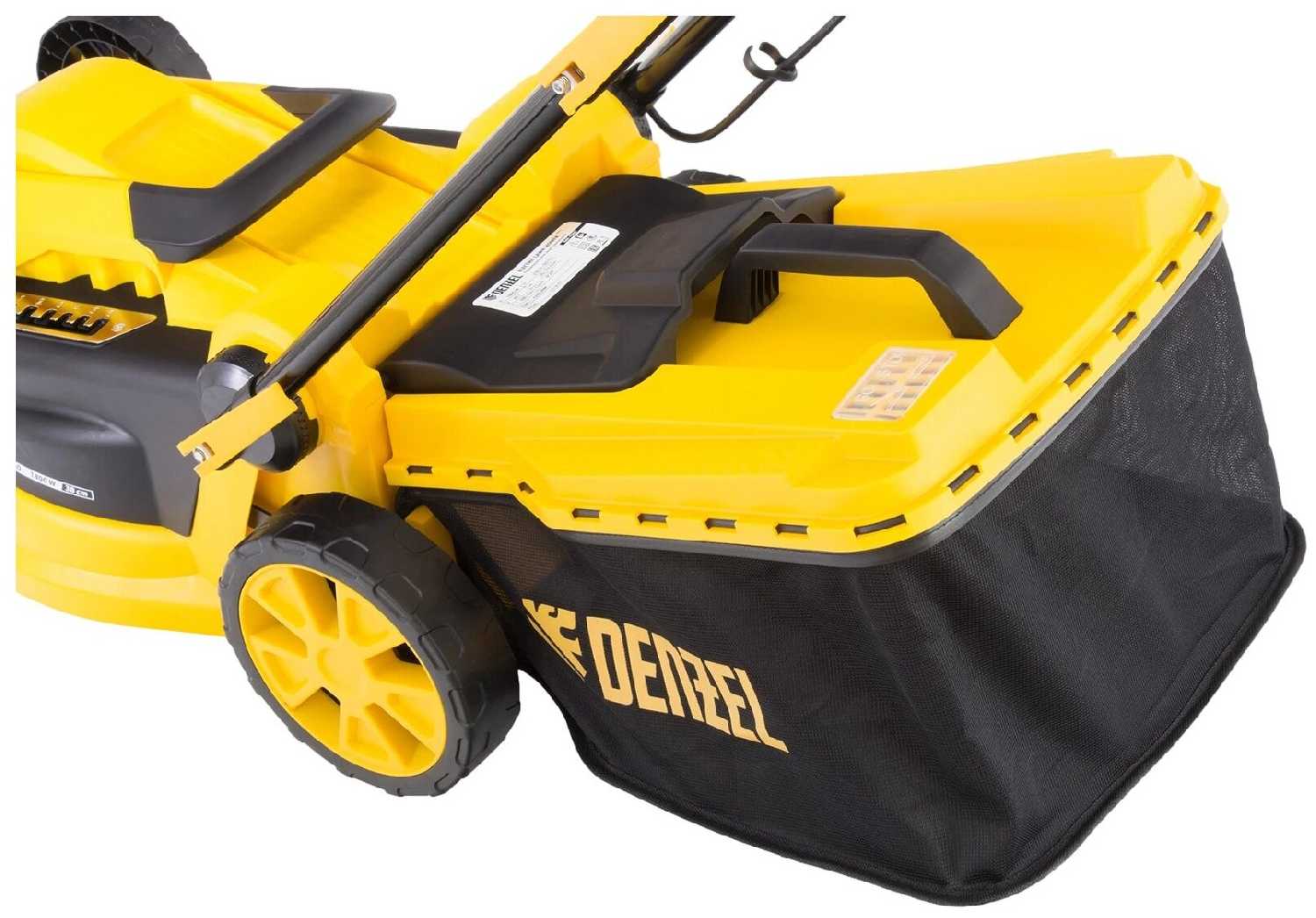 Газонокосилка электрическая DENZEL GM-1800 [1800 Вт, ширина 38 см, травосборник 40 л] [96617] фотография 8