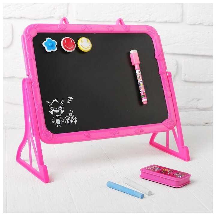 Доска магнитная двухсторонняя микс Доска магнитная двухсторонняя (4299401) фотография 3