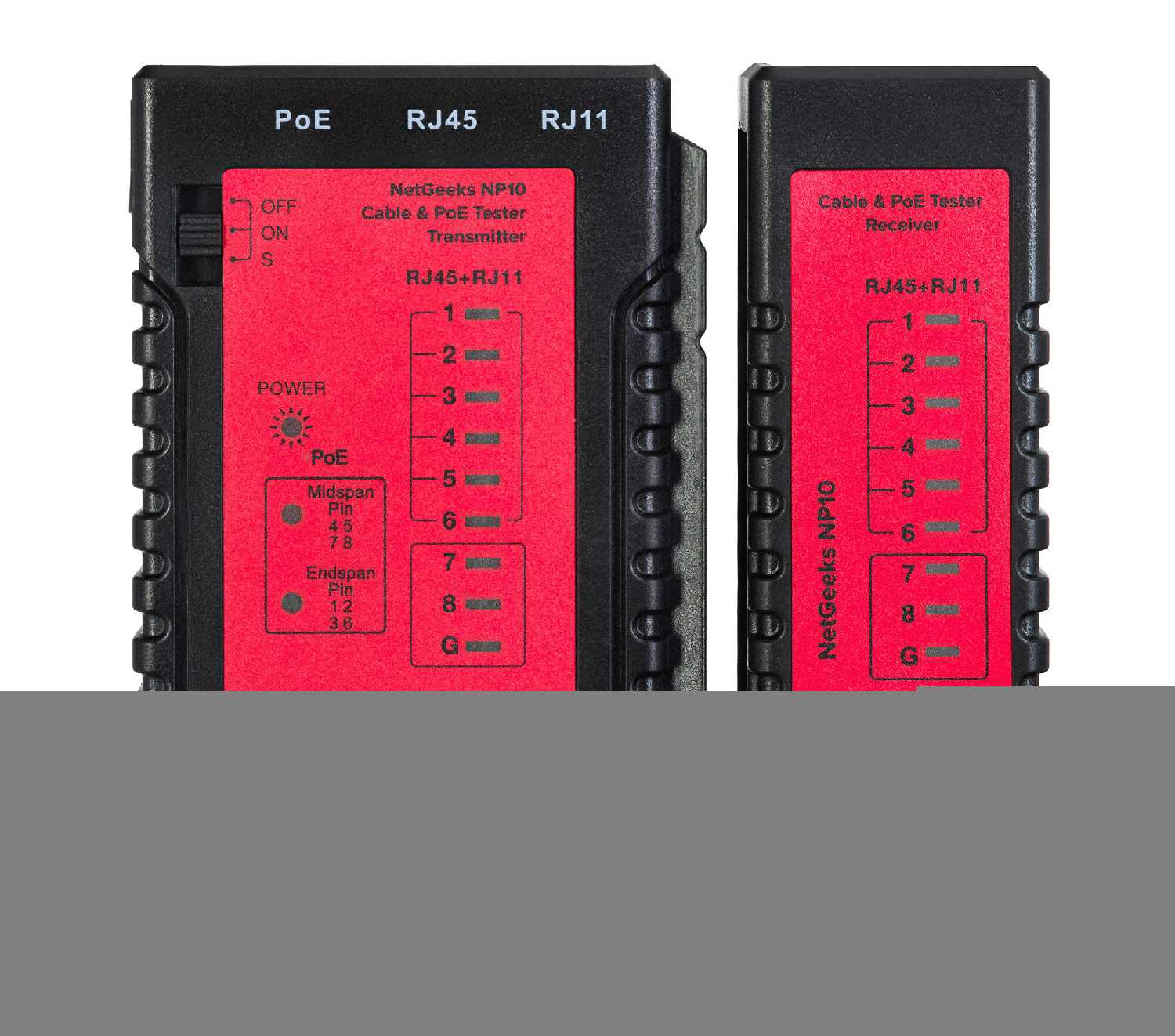 Кабельный тестер Ermenrich NetGeeks NP10 фотография 11