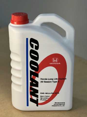 Антифриз Honda Long Life Coolant Type-2 фотография 13