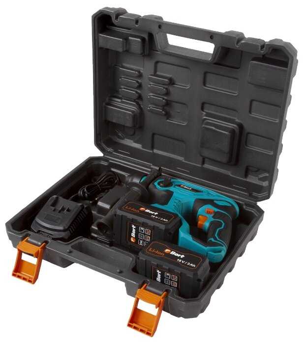 Перфоратор аккумуляторный Bort BHD-18X-BLK Li-Ion 18 В (1.7 Дж) фотография 4