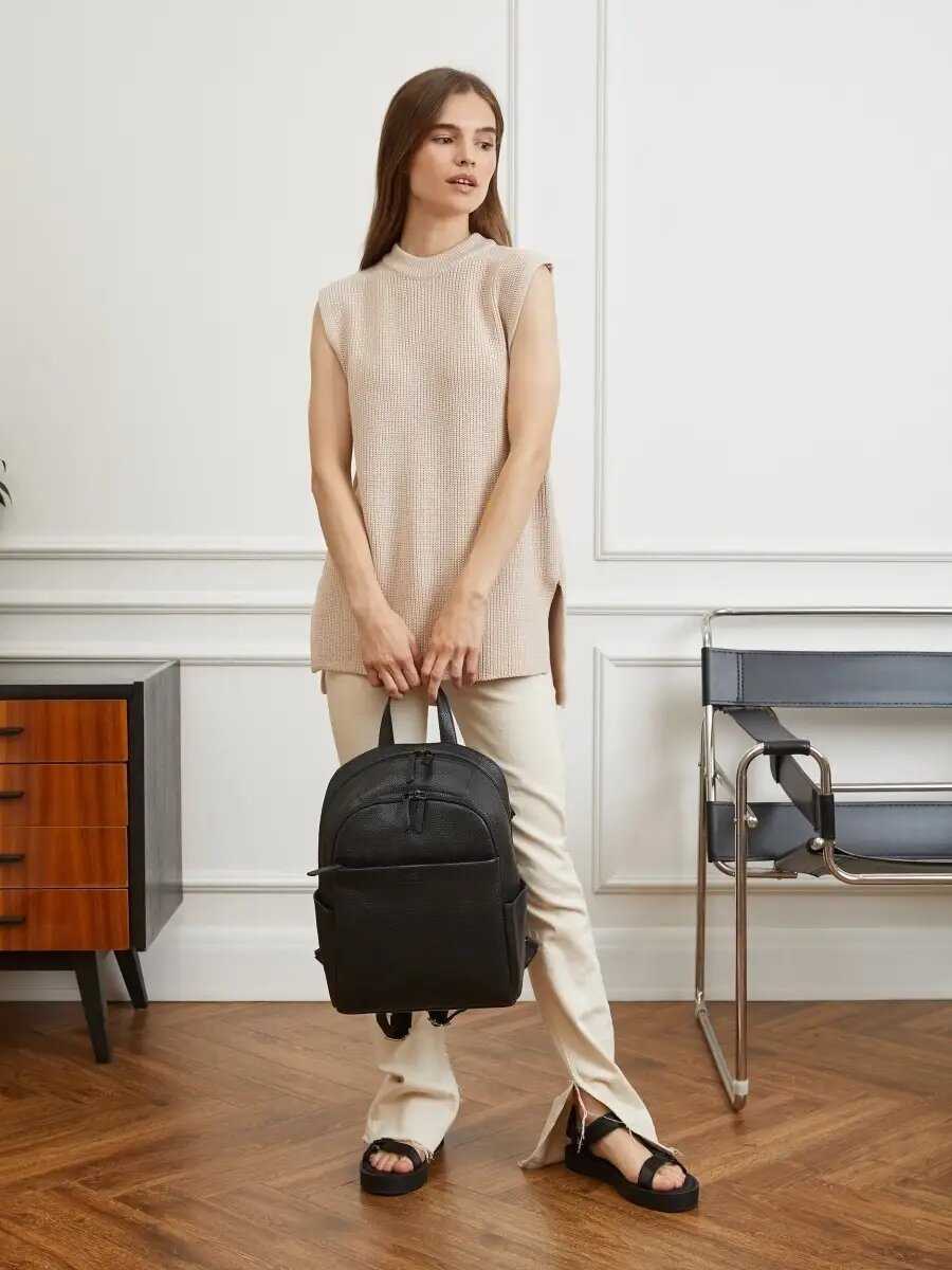 Женский рюкзак из натуральной кожи SLB124/78BG фотография 29