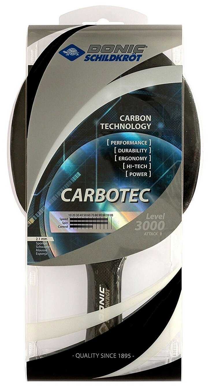 Ракетки для настольного тенниса Donic-Schildkroet Carbotec 3000 фотография 10