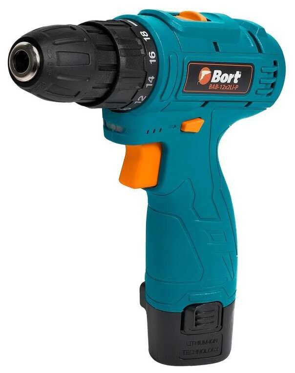 Аккумуляторная дрель-шуруповерт Bort BAB-12X2LI-P (1X1,5 AH) 93414011 фотография 14
