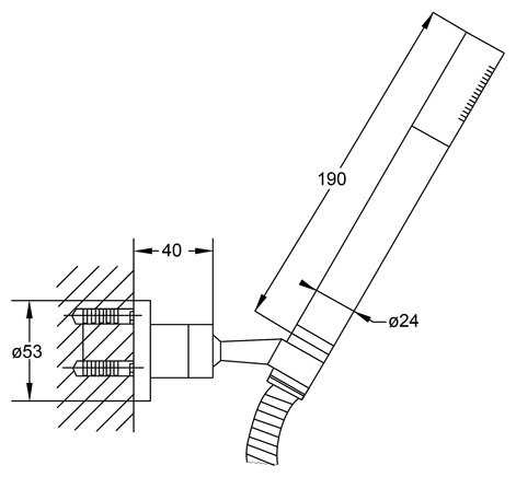 Ручной душ Steinberg 100 1650, хром фотография 1