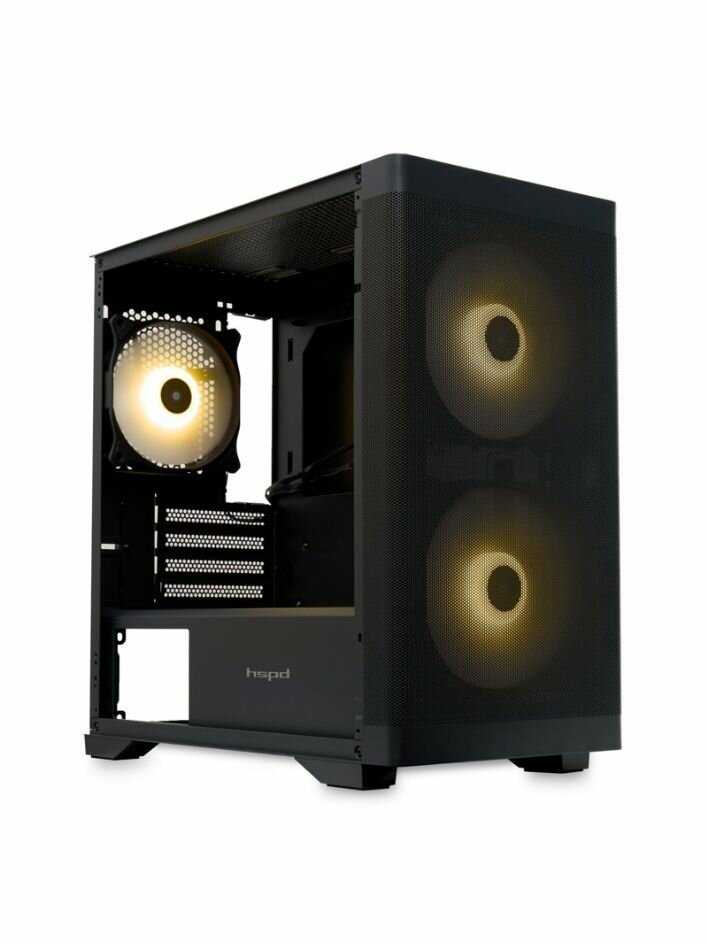 Корпус для ПК HSPD M320 (M320-TGBK-ARGB) фотография 1