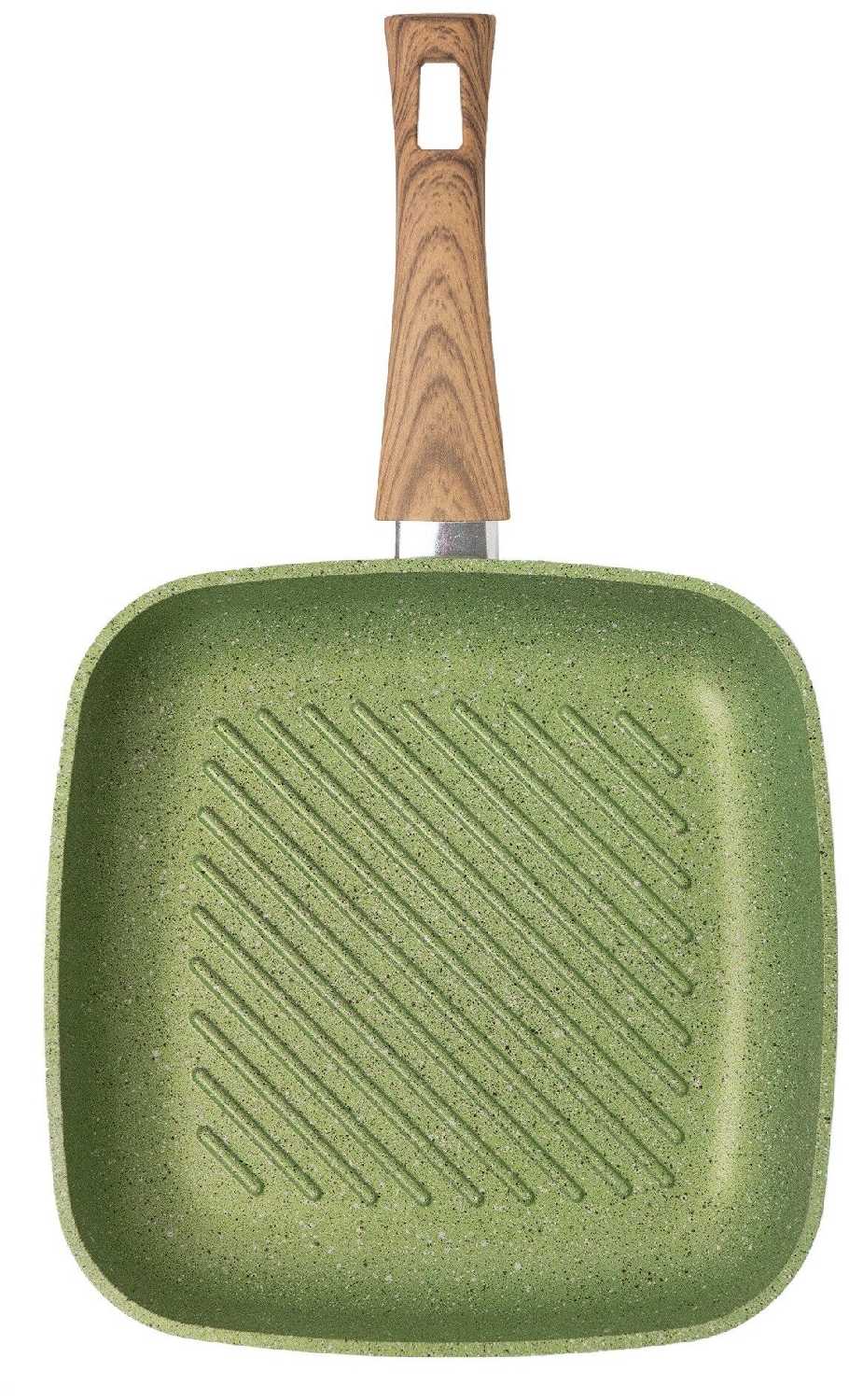 Сковорода-гриль квадратная литая Сила природы 26*26см фотография 7