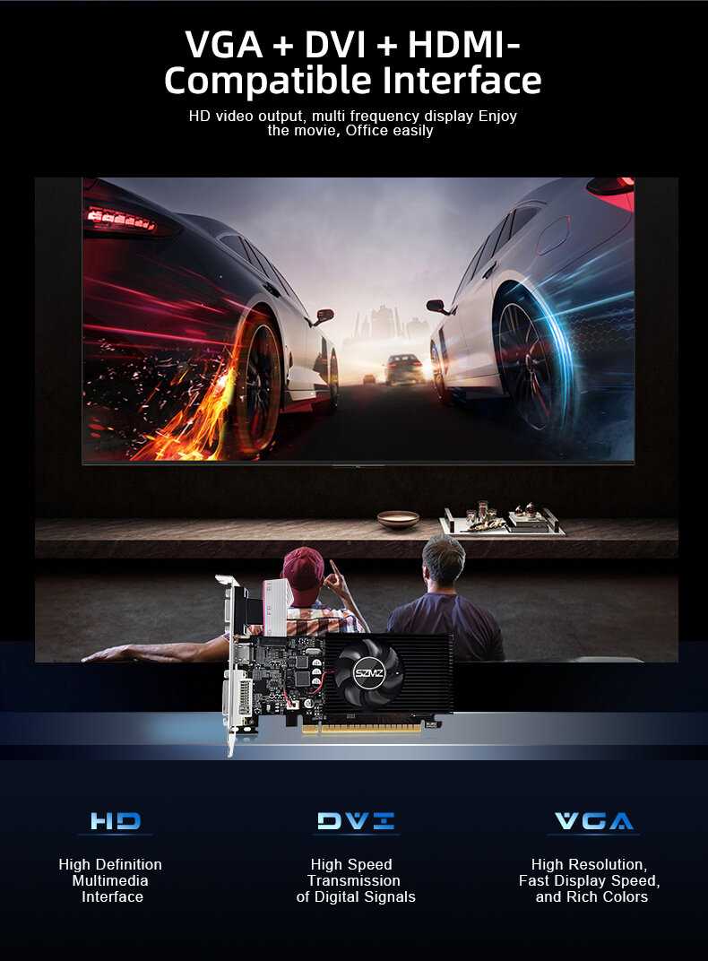 Видеокарта JINGSHA GeForce GT730 4 ГБ фотография 8