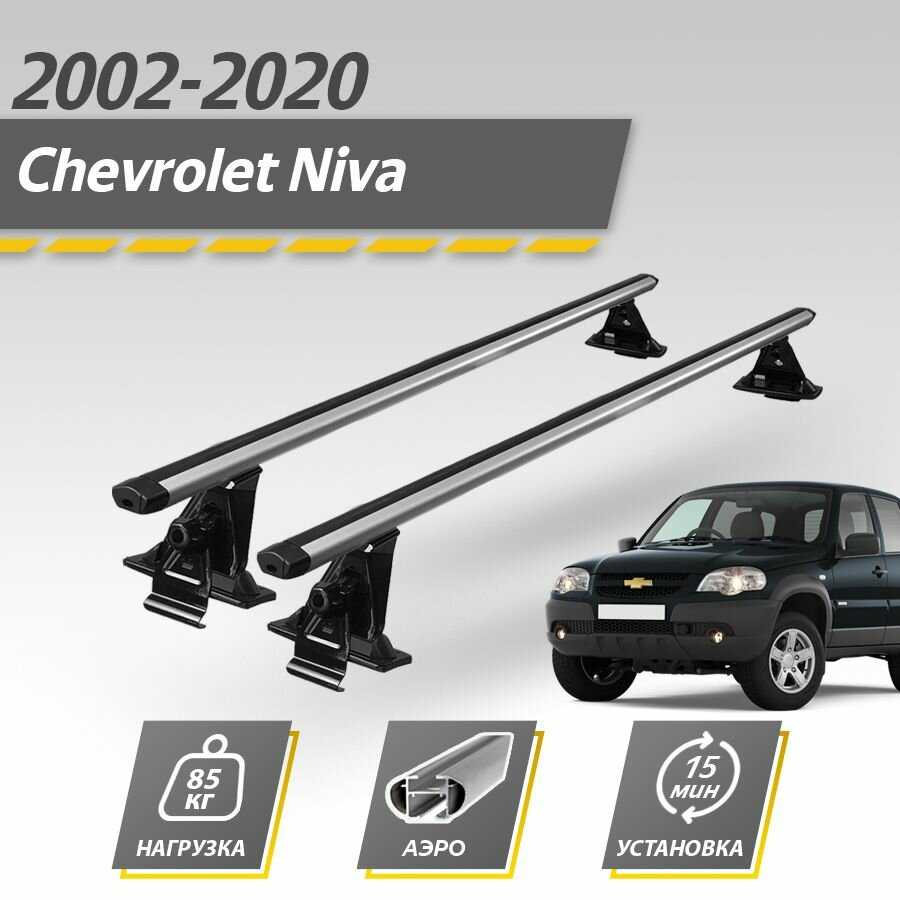 Автобагажник Шевроле Нива (без рейлингов) 2002-2020