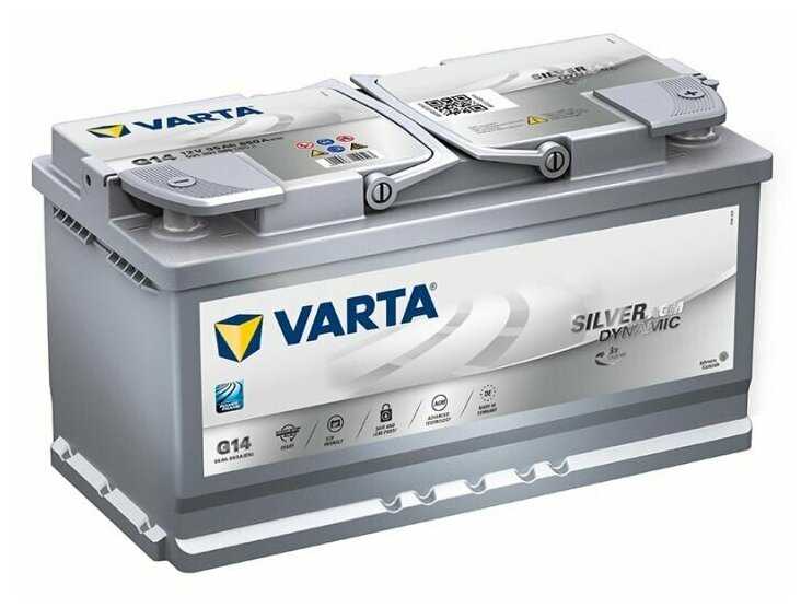 Аккумулятор для грузовиков VARTA Silver Dynamic AGM G14 (595 901 085) фотография 1