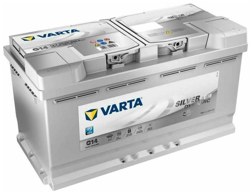 Аккумулятор для грузовиков VARTA Silver Dynamic AGM G14 (595 901 085) фотография 2