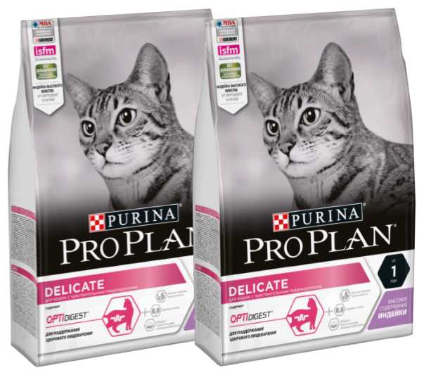 Корм для кошек Pro Plan с чувствительным пищеварением, с индейкой фотография 7