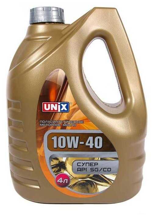 Полусинтетическое моторное масло UNIX Супер 10W40