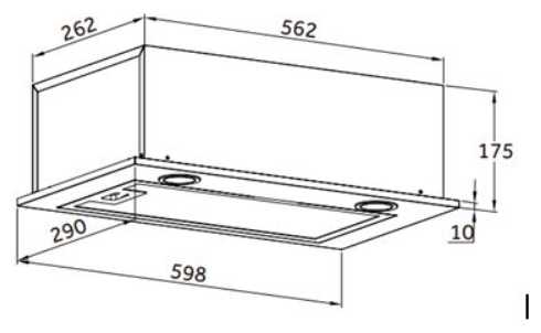 Встраиваемая вытяжка HOMSAIR Camelia 60RD фотография 13