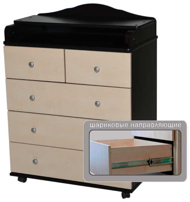 Пеленальный комод Кедр Victoria 805 ЛДСП фотография 5