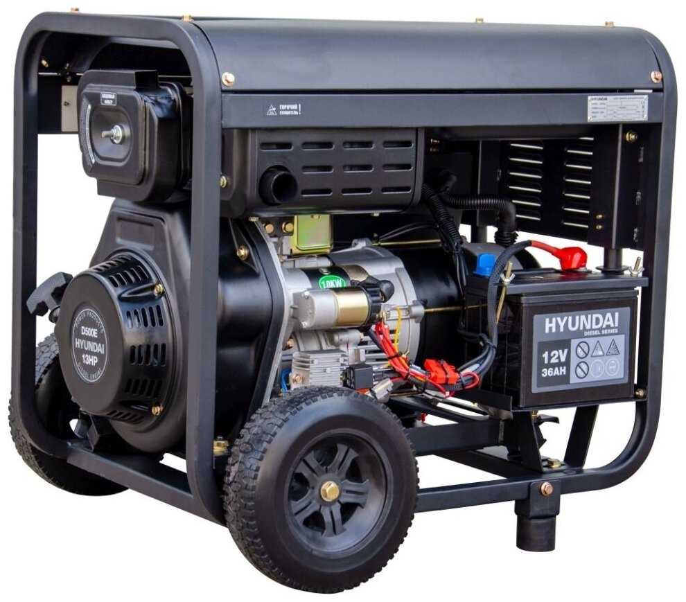 Дизельный генератор HYUNDAI DHY-8500 LE-3 фотография 3
