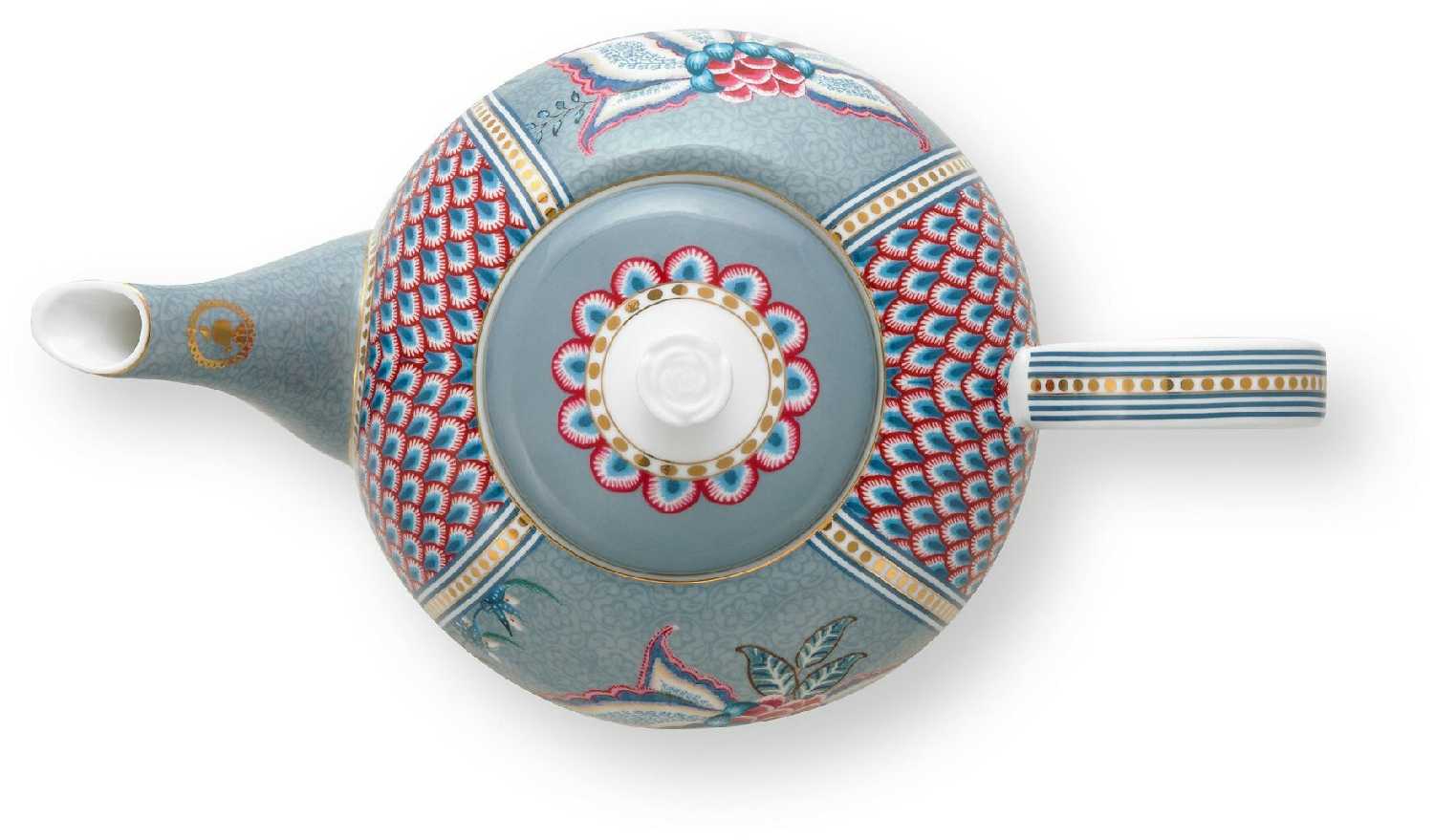 Чайник заварочный Pip Studio Flower Festival Light Blue, 1,6 л, WW.51.005.066 фотография 2