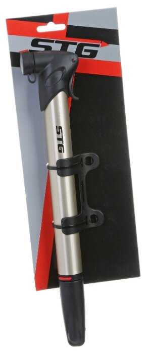 Ручной велонасос STG GP-07, пластик фотография 1