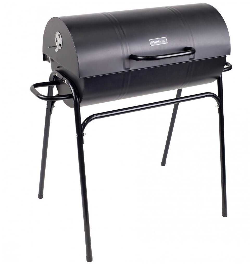 Гриль угольный BestPicnic Barrel 62, 80х49х105 см фотография 3