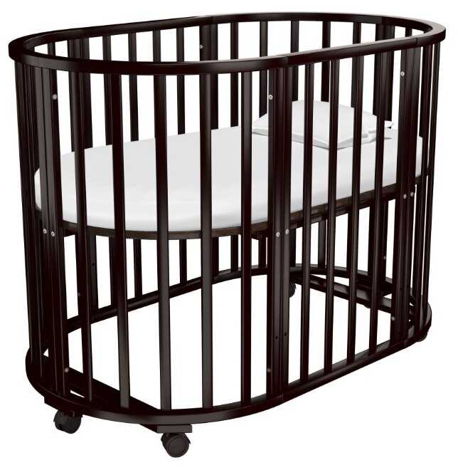 Кроватка Forest kids Lavatera 6 в 1 (колесо), трансформер фотография 1