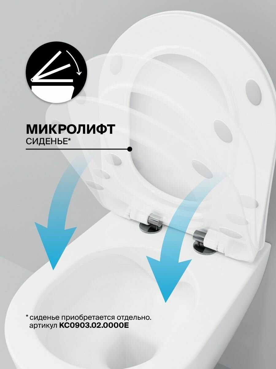 Унитаз подвесной CREAVIT Free фотография 13