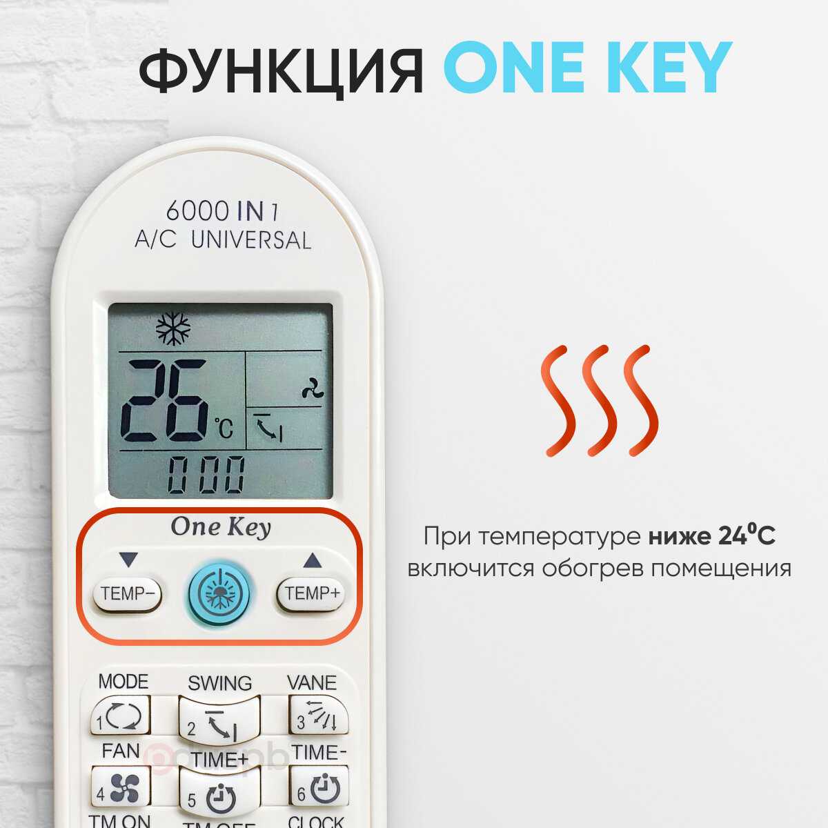Пульт для кондиционера Panasonic Пульт для кондиционера (6000) фотография 3