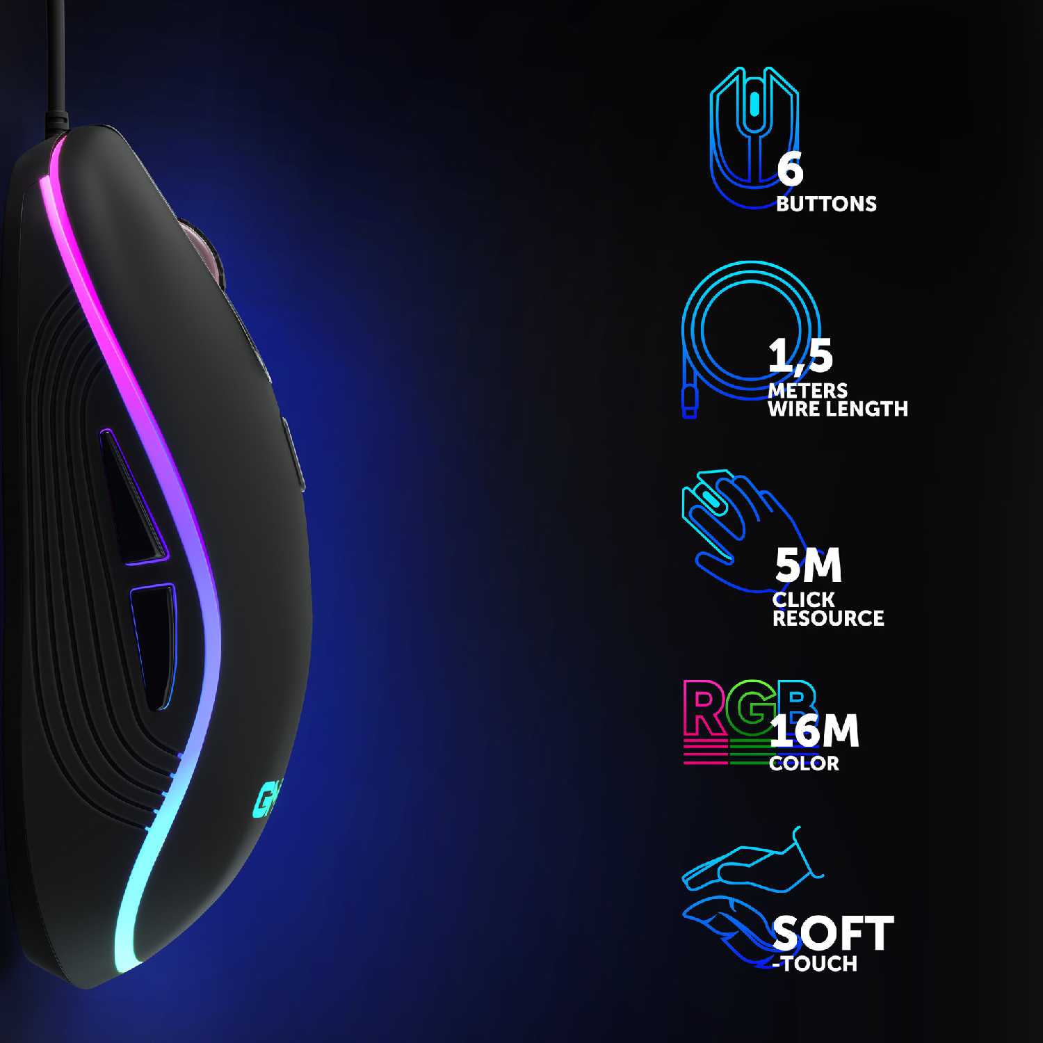 Мышь GMNG 723GM USB (1533533) фотография 15