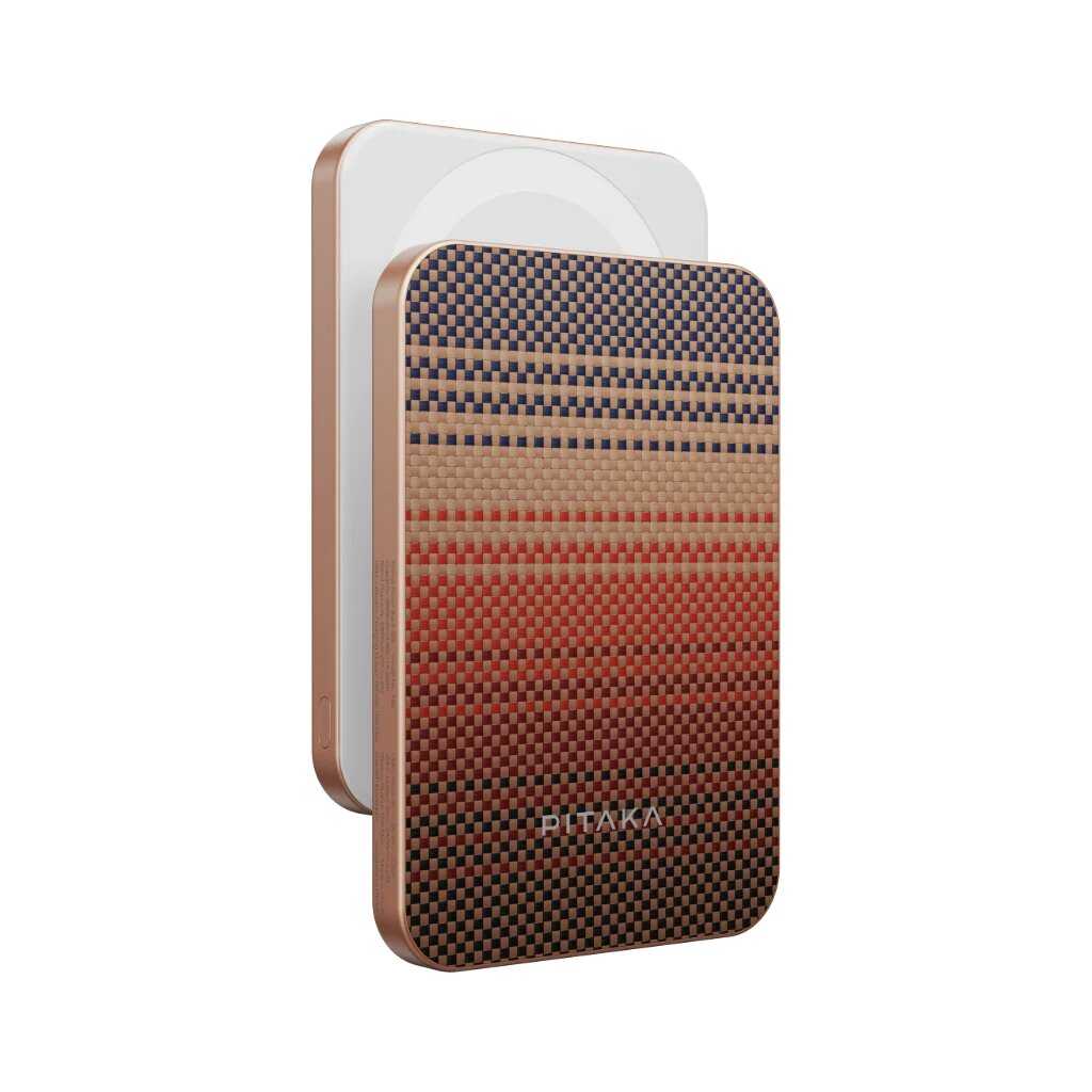 Внешний аккумулятор Pitaka Magsafe Aramid Fiber Magnetic Power Bank (5000 mAh) фотография 6