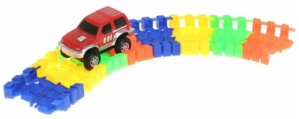 Гонки, 1Toy (трек, гараж игрушечные, 237 деталей, Т20857) фотография 3