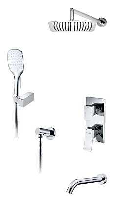 Верхний душ WasserKRAFT А171619, хромоникелевое