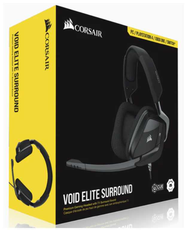 Компьютерная гарнитура Corsair VOID ELITE SURROUND Premium Gaming фотография 11