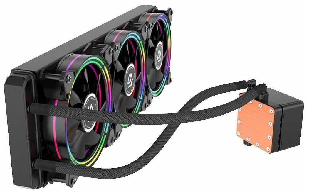 Система водяного охлаждения для процессора ALSEYE HALO AIO Liquid Cooler H360 фотография 1