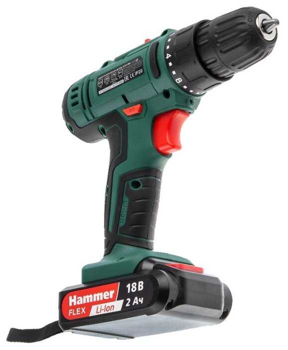 Аккумуляторная дрель-шуруповерт Hammer ACD18BS фотография 3