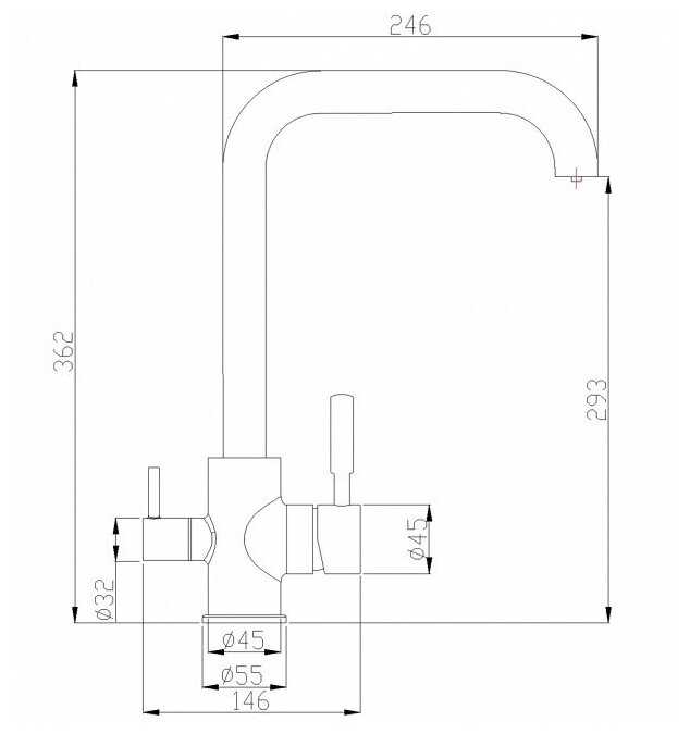 Смеситель Steel Hammer SH 715 фотография 4