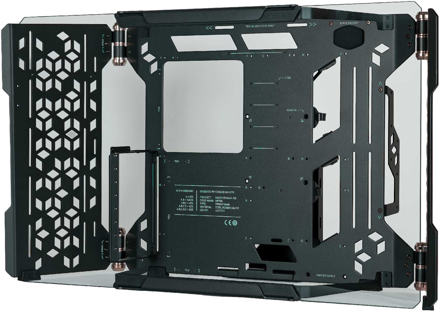 Компьютерный корпус Cooler Master MasterFrame 700 TG (MCF-MF700-KGNN-S00) фотография 2