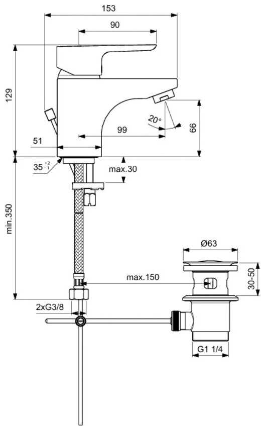 Смеситель Ideal Standard B0700AA фотография 1