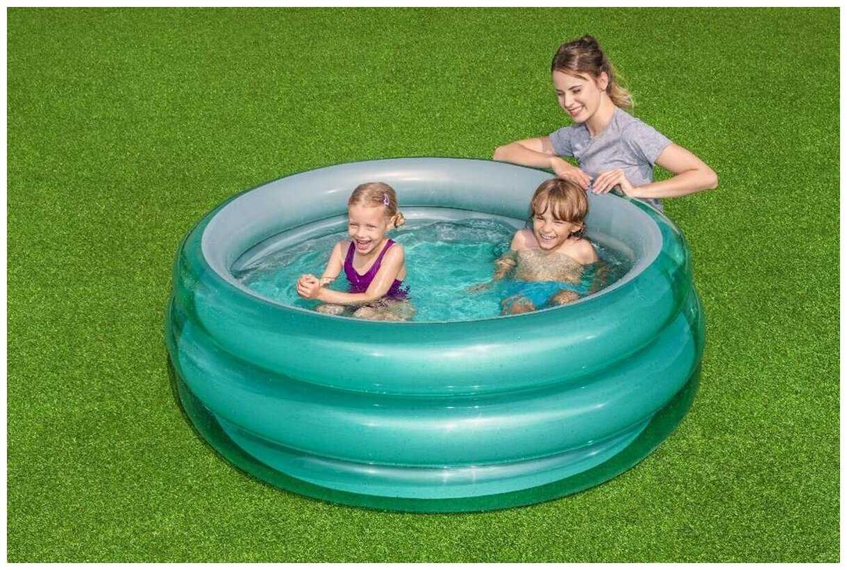 Бассейн Bestway Big Metallic 3-Ring (51041) фотография 2