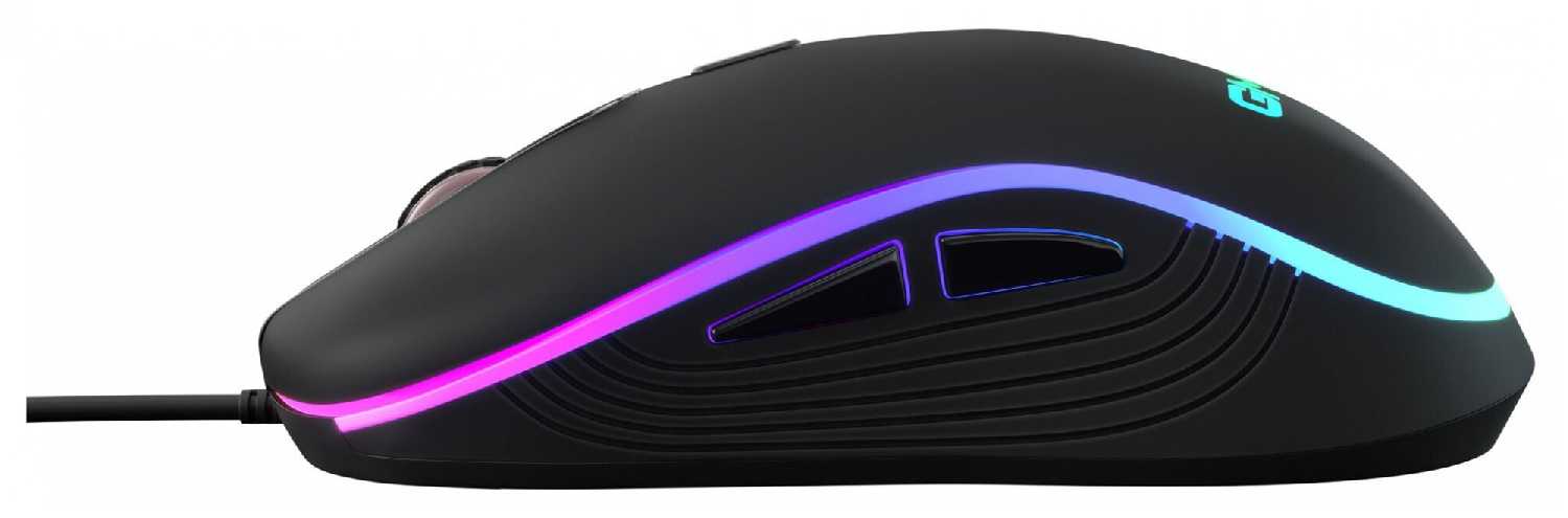 Комплект 3 штук, Мышь компьютерная Oklick 723GM черный оптическая 3200dpi/6but (1533533) фотография 4