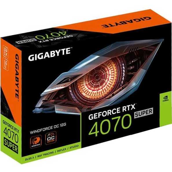 Видеокарта GIGABYTE GeForce RTX 4070 Super WindForce OC (GV-N407SWF3OC-12GD) фотография 9
