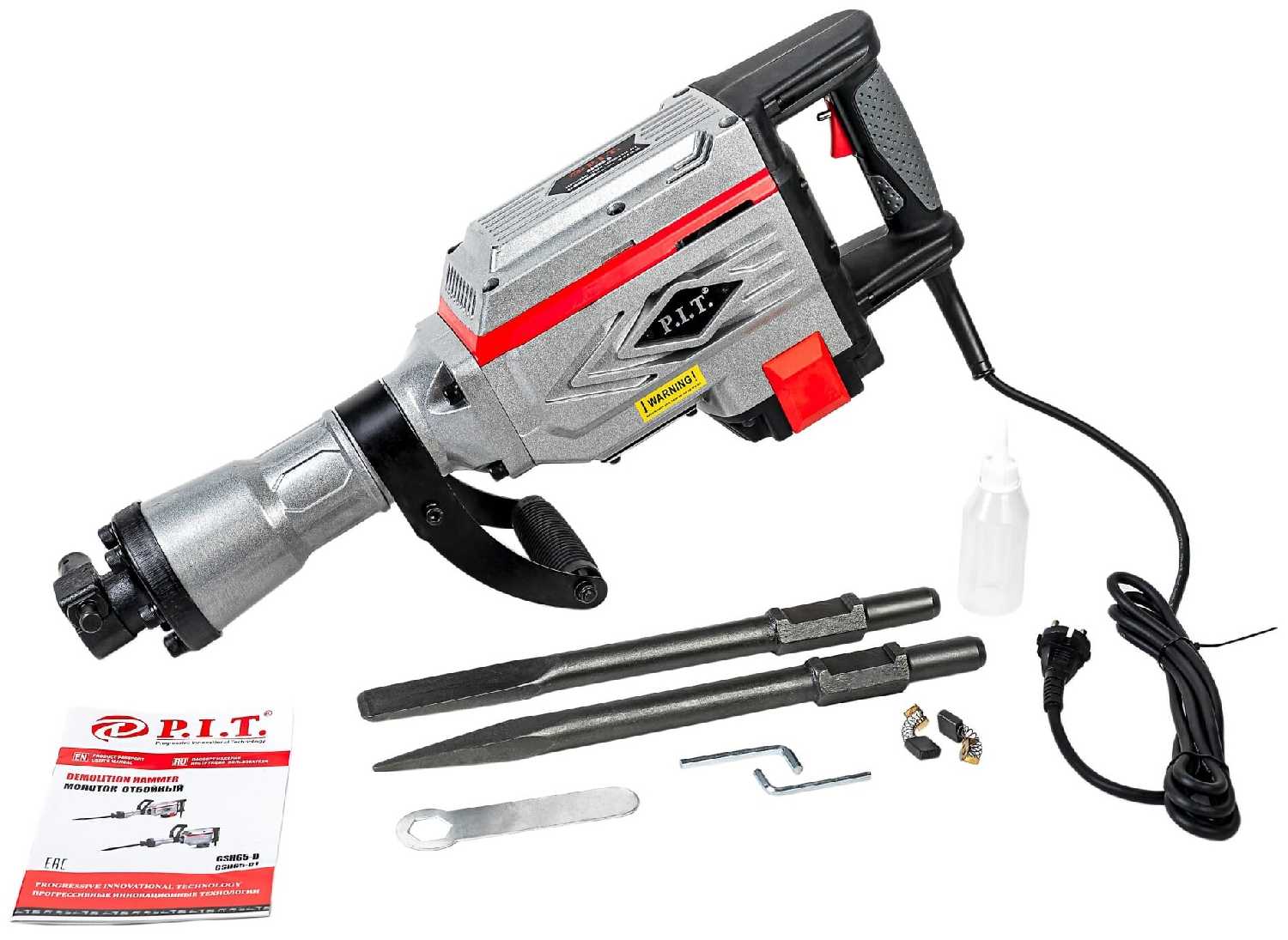 Отбойный молоток электрический P.I.T. GSH 65-D (2022) фотография 3