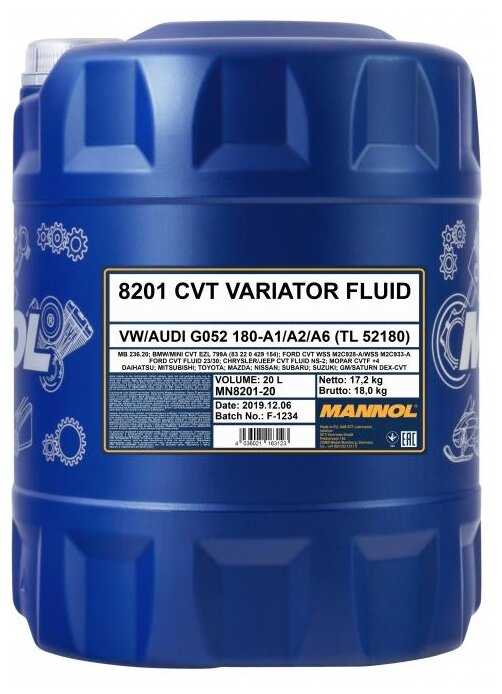 Масло трансмиссионное Mannol CVT Variator Fluid фотография 4