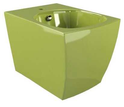 Биде подвесное Arcus G 713 (салатовое) с вертикальным выпуском