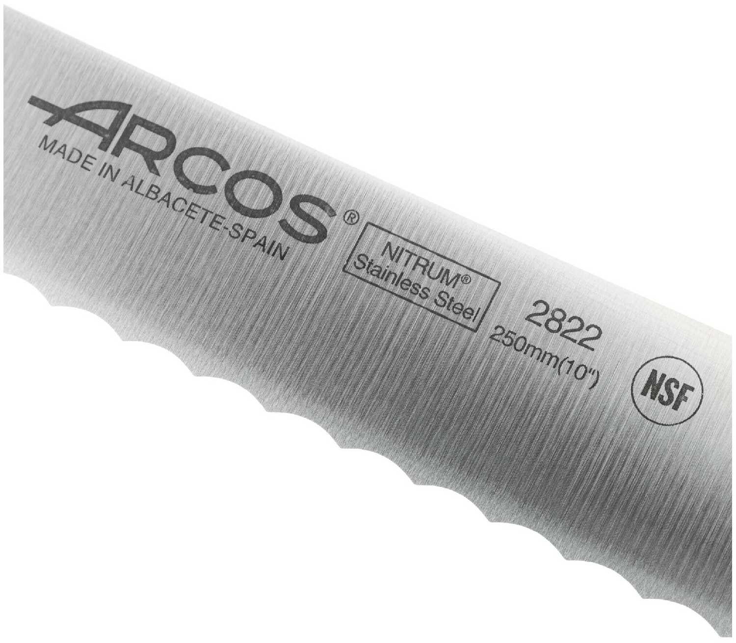Нож кухонный для хлеба 25 см ARCOS Universal арт. 2822-B фотография 1