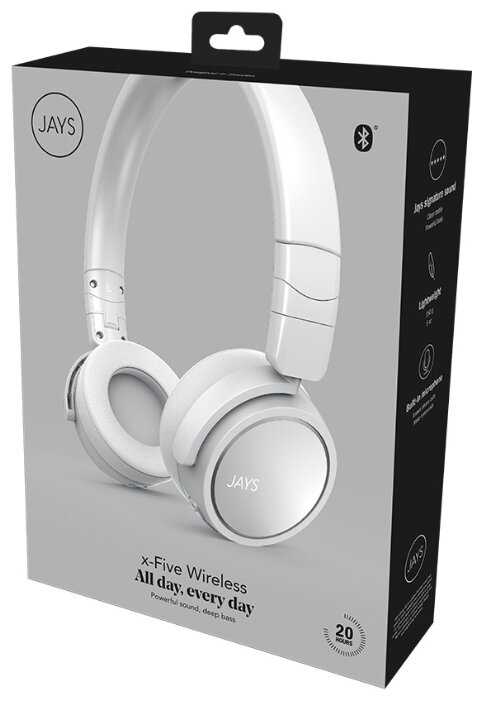 Беспроводные наушники Jays x-Five Wireless фотография 5
