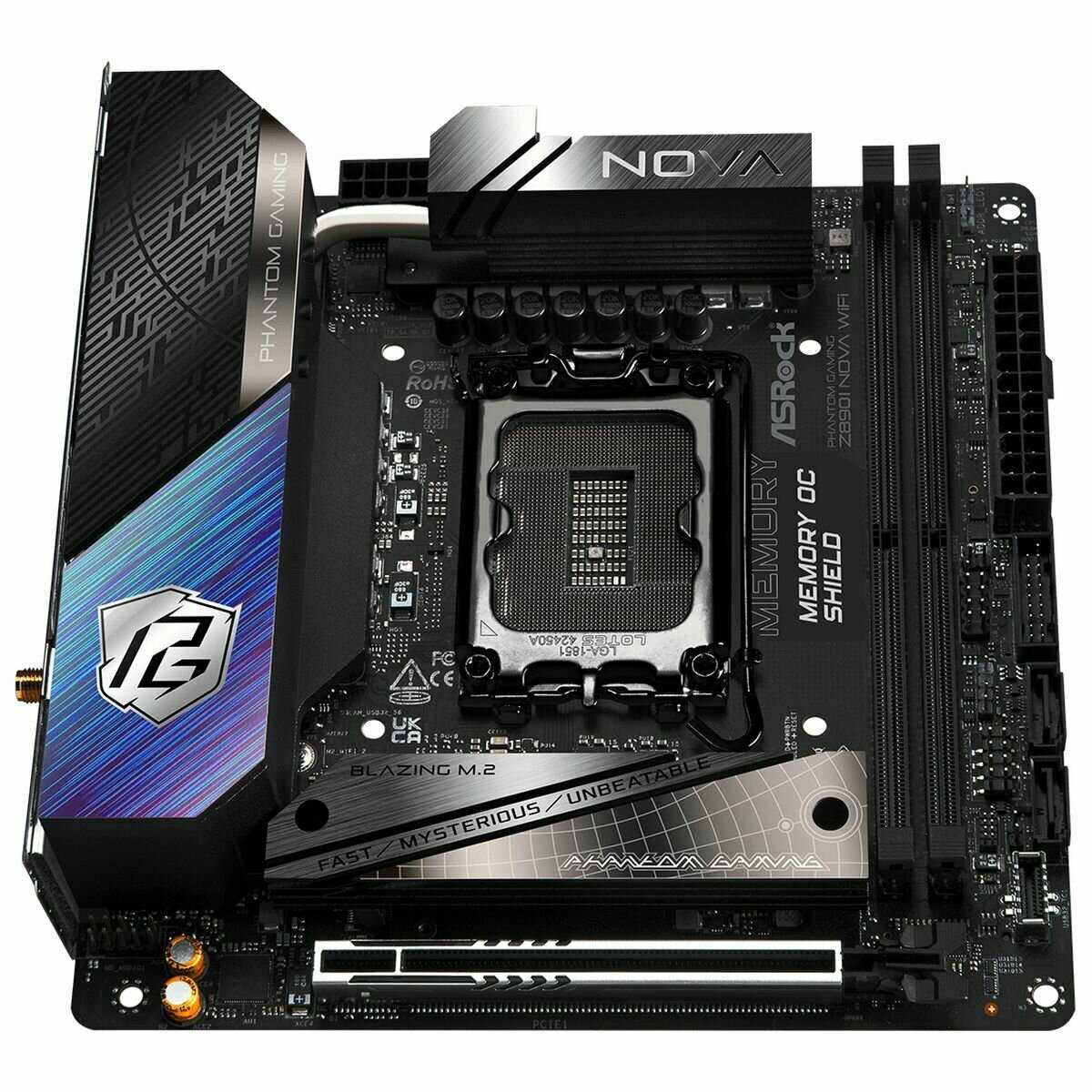 Материнская плата ASRock Z890I NOVA WIFI, LGA1851, Intel Z890, Mini-ITX фотография 7